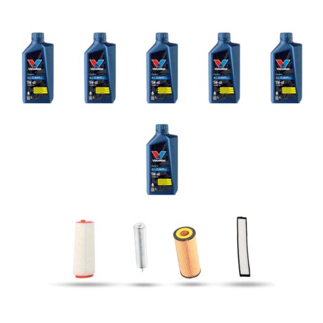 Kit tagliando 4 FILTRI e 6L OLIO compatibile con Bmw x3 (E83) 2.0d 110kw dal 2004 al 2007 (1/5)