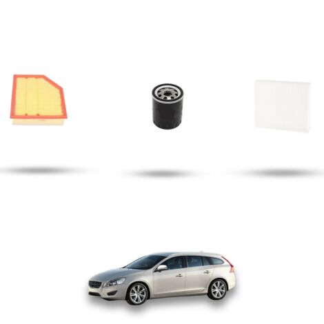 Kit tagliando 4 filtri compatibile con Volvo V60 2.0 T 149kw Dal 2010 (1/4)
