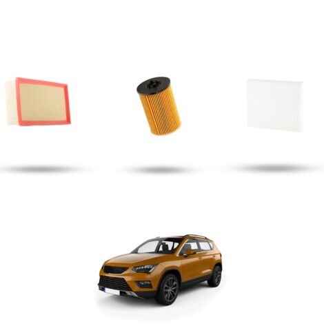 Kit tagliando 3 filtri compatibile con Seat Ateca (KH) 2.0 TDI 140kw Dal 2016 (1/4)