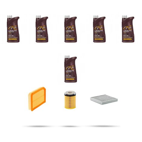 Kit tagliando 3 FILTRI e 6L OLIO compatibile con Mercedes GLA (H247) 250 165kw Dal 2020 (1/4)