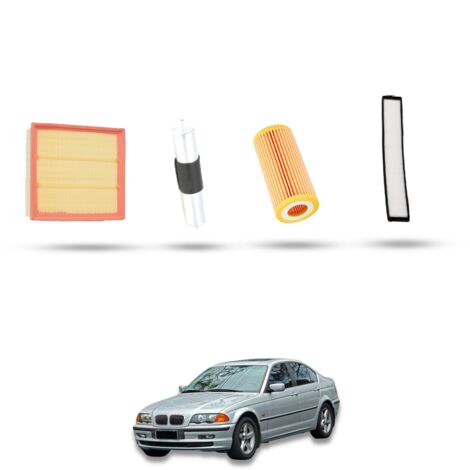 Kit Tagliando 4 filtri compatibile con BMW Serie 3 (E46) 323i ci 125kw dal 1998 (1/5)