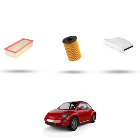 Kit tagliando 3 filtri compatibile con Vw New Beetle / Cabrio (5C) 2.0 TDI 110kw Dal 2014 (1/4)
