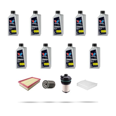 Kit tagliando 4 FILTRI e 9L OLIO compatibile con Ford Transit Custom 2.0 Ecoblue 96kw dal 2016 (1/5)
