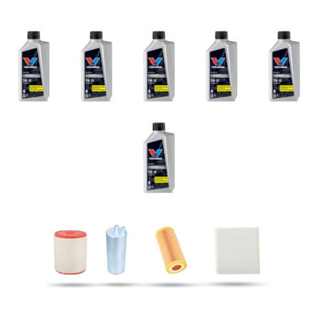 Kit tagliando 4 FILTRI e 6L OLIO compatibile con Audi A6 (C8) S6 TDI Hybrid 257kw dal 2019 (1/5)