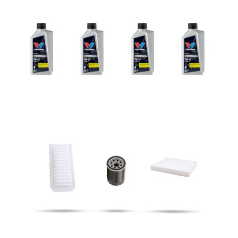 Kit tagliando 3 FILTRI e 4L OLIO compatibile con Mitsubishi Lancer VIII 1.6 86kw dal 2010 (1/5)
