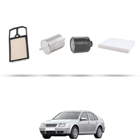 Kit tagliando 4 filtri compatibile con Vw Bora 1.4 16v 55kw dal 1998 (1/5)