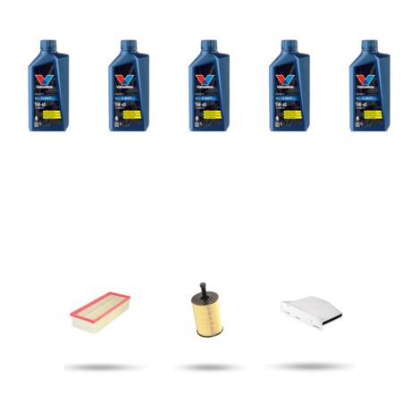 Kit tagliando 3 FILTRI e 5L OLIO compatibile con Seat Toledo III (5P2) 1.9 TDI 77kw dal 2004 (1/5)