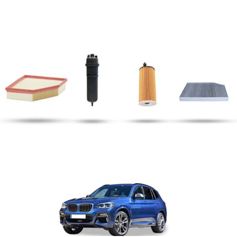 Kit tagliando 4 filtri compatibile con Bmw x3 (G01,F97) 25dx 170kw dal 2018 (1/5)