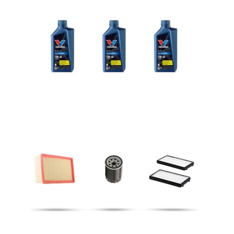 Kit tagliando 3 FILTRI e 3L OLIO compatibile con Hyundai Getz 1.1 46kw dal 2002 (1/5)
