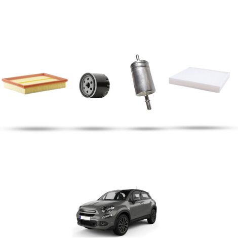 Kit tagliando 4 filtri compatibile con Fiat 500X 1.0 GSE 88kw dal 2018 (1/5)