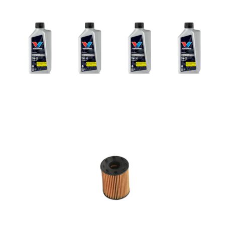 Kit filtro olio e 4L compatibile con Fiat 500x 1.4 MultiAir 103kw dal 2014 (1/3)