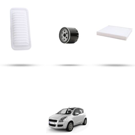 Kit tagliando 3 filtri compatibile con Suzuki Splash 1.2 GPL 63kw dal 2008 (1/4)