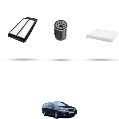 Kit tagliando 3 filtri compatibile con Honda Accord VII 2.4 140kw dal 2003 (1/4)