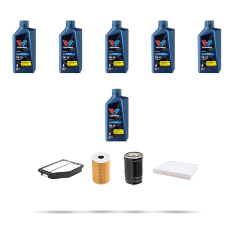 Kit tagliando 4 FILTRI e 6L OLIO compatibile con Kia Cee D II (FD) 1.6 CRDI 81kw dal 2012 (1/5)