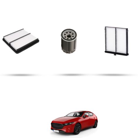Kit tagliando 3 filtri compatibile con Mazda 3 (BP) 1.8 Skyactive D 85kw dal 2019 (1/4)
