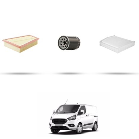 Kit tagliando 3 filtri compatibile con Ford Transit Custom 1.0 EcoBoost PHEV 92kw dal 2019 (1/4)