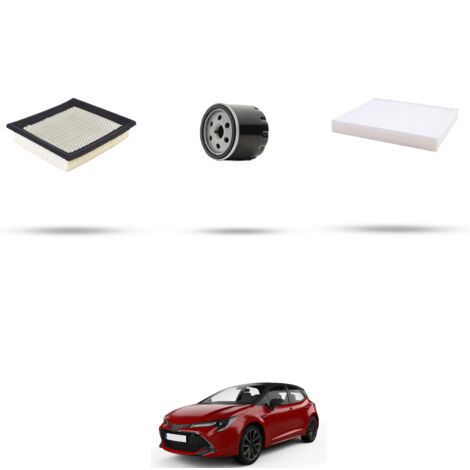 Kit tagliando 3 filtri compatibile con Toyota Corolla XII (E210) 2.0 Hybrid 144kw Dal 2023 (1/4)