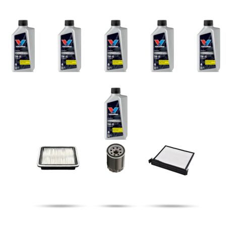 Kit tagliando 3 FILTRI e 6L OLIO compatibile con Subaru Impreza III 2.0 Diesel 110kw dal 2008 (1/5)