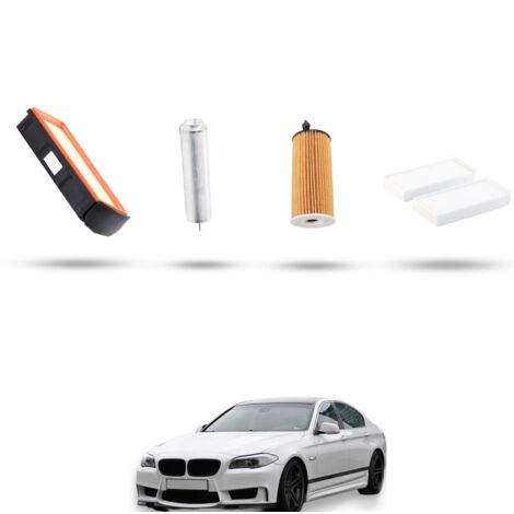 Kit tagliando 4 filtri compatibile con Bmw serie 5 (F10, F11, F18) 535d 230kw dal 2011 (1/5)