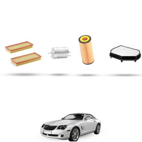 Kit tagliando 4 filtri compatibile con Chrysler Crossfire 3.2 v6 160kw dal 2003 (1/5)