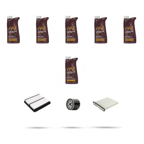 Kit tagliando 3 FILTRI e 6L OLIO compatibile con Mazda 6 (GJ) 2.5 Skyactiv-G 141kw dal 2013 (1/4)