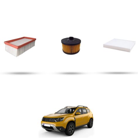 Kit tagliando 3 filtri compatibile con Dacia Duster II 1.0 tce 67kw dal 2021 (1/4)