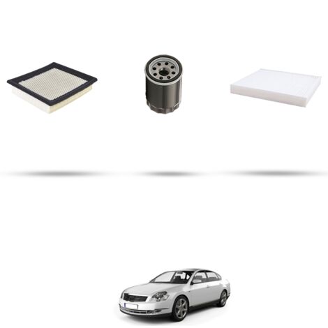 Kit tagliando 3 filtri compatibile con Nissan Teana 2.5 v6 134kw Dal 2008 (1/4)