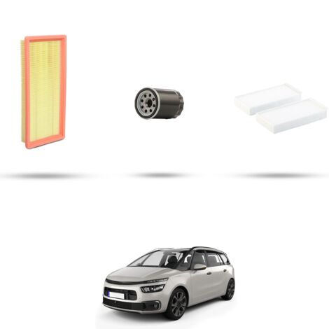 Kit tagliando 3 filtri compatibile con Citroen C4 Space Tourer 1.2 PureTech 81kw dal 2018 (1/4)