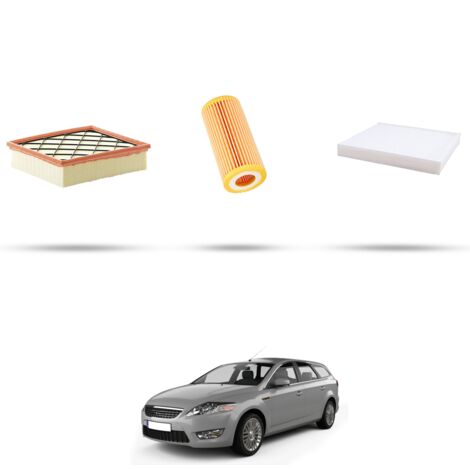 Kit tagliando 3 filtri compatibile con Ford Mondeo IV 2.5 162kw dal 2007 (1/4)