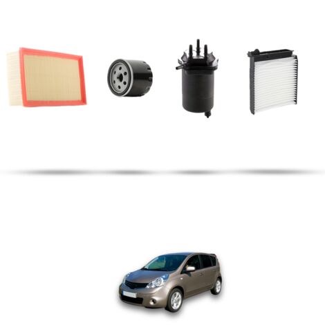 Kit tagliando 4 filtri compatibile con Nissan Note (E11) 1.5 dci 66kw Dal 2010 (1/5)