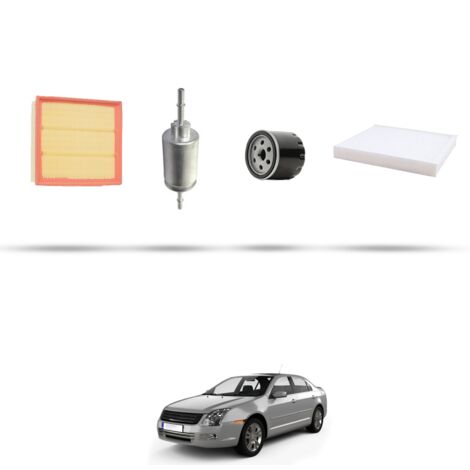 Kit tagliando 4 filtri compatibile con Ford Fusion 1.4 16v GPL /LPG 59kw dla 2009 (1/5)