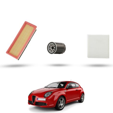Kit Tagliando 3 filtri compatibile con Alfa Romeo Mito (955) 1.4 51kw dal 2011 (1/4)