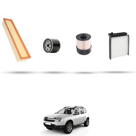 Kit tagliando 4 filtri compatibile con Dacia Duster 1.5 Dci 63kw dal 2010 (1/5)