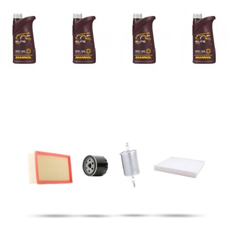 Kit tagliando 4 FILTRI e 4L OLIO compatibile con Renault Clio II 1.6 66kw Dal 1998 (1/5)