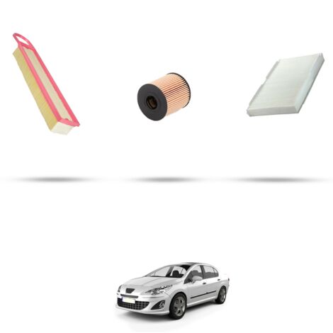 Kit tagliando 3 filtri compatibile con Peugeot 408 1.6 88kw dal 2012 (1/4)