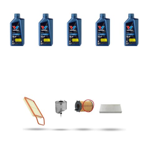 Kit tagliando 4 FILTRI e 5L OLIO compatibile con Toyota Proace 1.6 D4-D 66kw Dal 2013 (1/5)