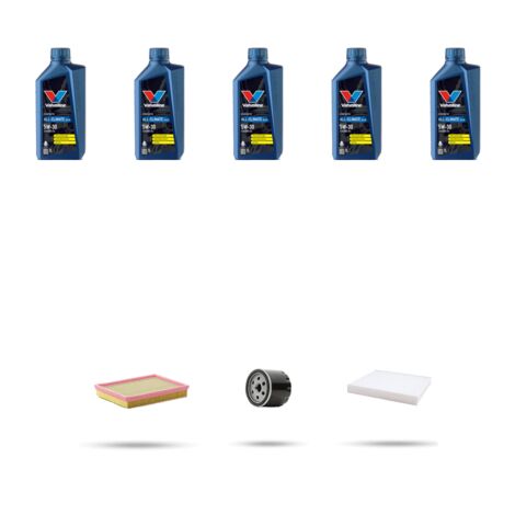 Kit tagliando 3 FILTRI e 5L OLIO compatibile con Chrysler Cruiser 2.4 110kw dal 2000 (1/5)
