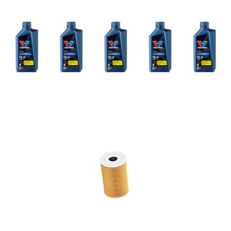 Kit filtro olio e 5L compatibile con Seat Ibiza IV 1.2 TDI 55kw dal 2010 (1/3)