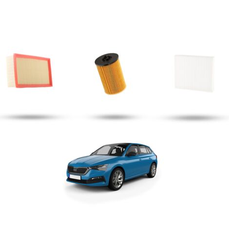 Kit tagliando 3 filtri compatibile con Skoda Scala 1.6 TDI 85kw Dal 2019 (1/4)