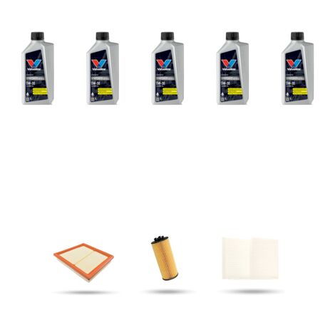 Kit tagliando 3 FILTRI e 5L OLIO compatibile con Bmw Serie 2 (F45,F46) 218I 100kw dal 2014 (1/4)