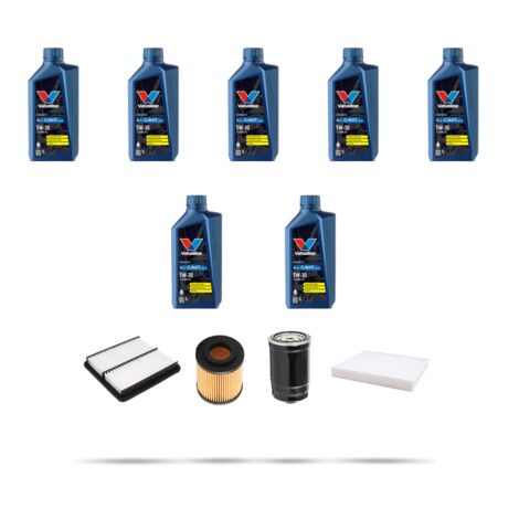 Kit tagliando 4 FILTRI e 7L OLIO compatibile con Kia Cee D (ED) 2.0 CRDI 103kw dal 2007 (1/5)