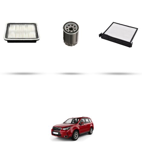 Kit tagliando 3 filtri compatibile con Subaru Forester (SJ) 2.0 110Kw dal 2013 (1/4)