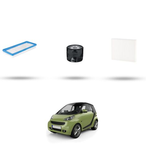 Kit tagliando 3 filtri compatibile con Smart ForTWO II Coupe/Cabrio (451) 1.0 72kw Dal 2007 (1/4)