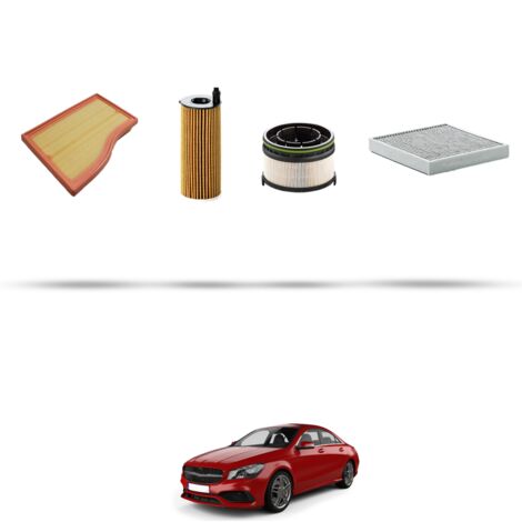 Kit tagliando 4 filtri compatibile con Mercedes CLA (C118-W118-X118) 220d 140kw Dal 2019 (1/5)
