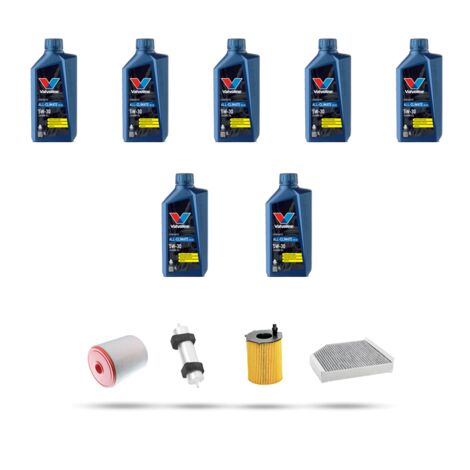 Kit tagliando 4 FILTRI e 7L OLIO compatibile con Audi ALLROAD III (4GH) 3.0 TDI 180kw dal 2012 (1/5)