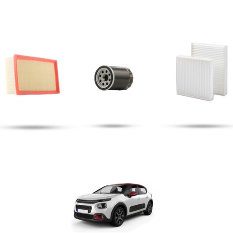 Kit tagliando 3 filtri compatibile con Citroen C3 III 1.2 Puretech 60kw dal 2016 (1/4)