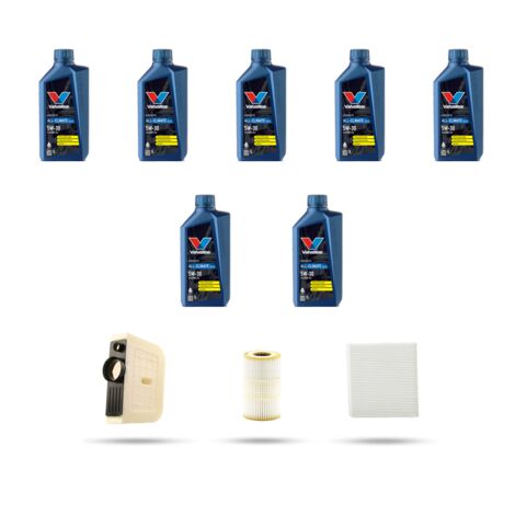 Kit tagliando 3 FILTRI e 7L OLIO compatibile con Audi Q7 (4M) 3.0 tfsi Quattro 245kw dal 2015 (1/4)