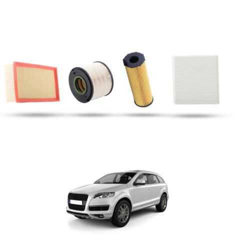 Kit Tagliando 4 filtri compatibile con Audi Q7 (4L) 3.0 tdi 171kw dal 2006