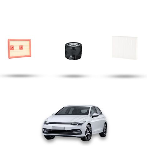 Kit tagliando 3 filtri compatibile con Vw Golf VIII 1.5 TGIeHybrid 96Kw dal 2020 (1/4)