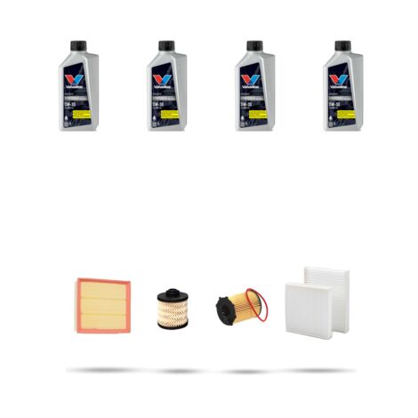 Kit tagliando 4 FILTRI e 4L OLIO compatibile con Citroen C4 Cactus 1.6 Bluehdi 73kw dal 2014 (1/5)